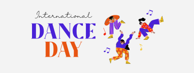 Groovy Dance Day Facebook cover Image Preview