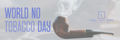 Minimalist No Tobacco Day Twitter header (cover) Image Preview