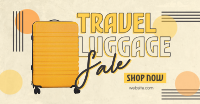 Travel Luggage Discounts Facebook Ad Design