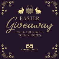 Easter Bunny Giveaway Instagram post Image Preview