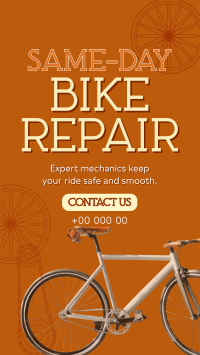 Bike Repair Shop TikTok Video Image Preview