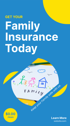 Get Your Family Insured Instagram story