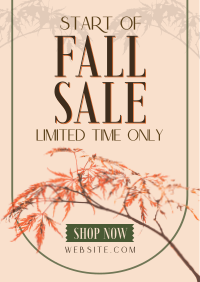 Fall Season Sale Poster Design