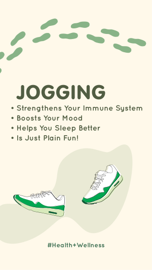 Jogging Facts Instagram story Image Preview
