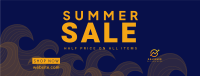Summer Waves Sale Facebook cover Image Preview