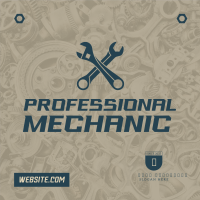 Professional Auto Mechanic Linkedin Post Image Preview