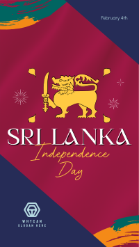 Sri Lanka Independence YouTube Short Image Preview