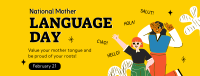 Mother Language Day Facebook Cover Design