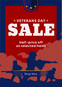 Remembering Veterans Sale Flyer Image Preview