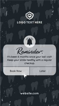 Dental Checkup Reminder YouTube short Image Preview