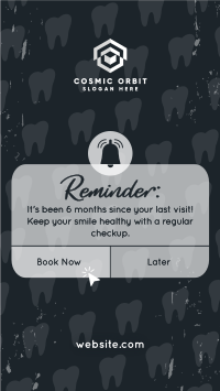 Dental Checkup Reminder YouTube Short Image Preview