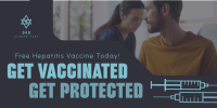 Simple Hepatitis Vaccine Awareness Twitter Post Image Preview