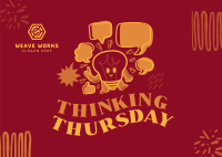 Funky Thinking Thursday Postcard Image Preview