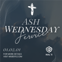 Cloudy Ash Wednesday  Instagram Post Image Preview