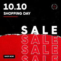10.10 Sale Day Instagram Post Design
