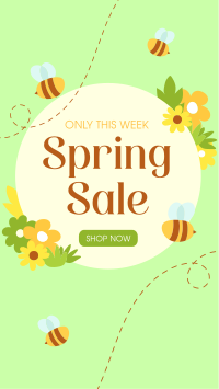 Spring Bee Sale TikTok Video Preview