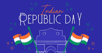 Festive Quirky Republic Day Facebook ad Image Preview