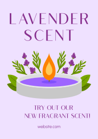 Lavender Scent Poster Design