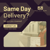 Professional Delivery Service Instagram post Image Preview