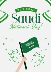 Raise Saudi Flag Flyer Image Preview