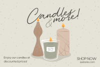 Candles & More Pinterest Cover Design