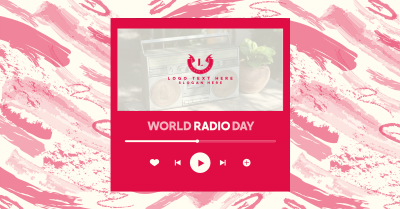 Radio Day Player Facebook ad Image Preview