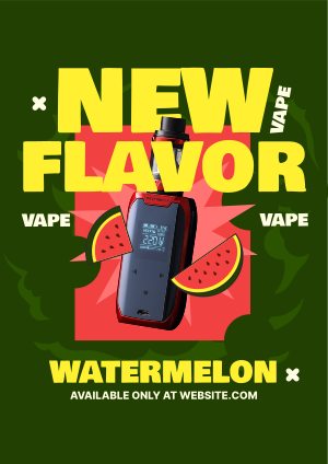 New Flavor Alert Flyer Image Preview