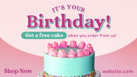 Birthday Cake Promo Animation Design