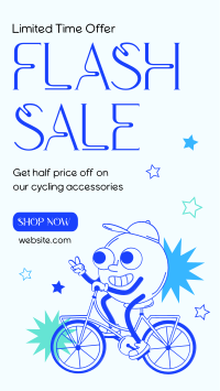 Bicycle Day Sale Facebook Story Design