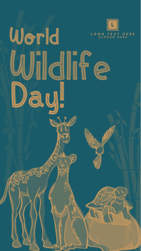 World Wildlife Conservation Facebook Story Design