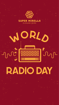 Simple Radio Day Facebook Story Image Preview