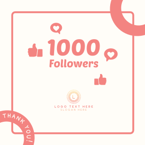 Thank you Followers Instagram post Image Preview