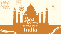 Taj Mahal Republic Day Of India  Facebook event cover Image Preview