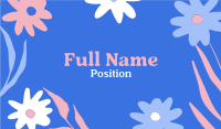 Handcut Flowers Business Card Image Preview