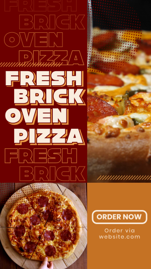 Yummy Brick Oven Pizza Instagram story Image Preview