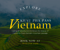 Vietnam Travel Tours Facebook Post Design
