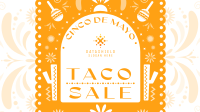 Cinco de Mayo Taco Promo Facebook Event Cover Image Preview