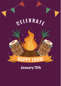Happy Lohri Flyer Image Preview