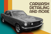 Retro Carwash Service Pinterest Cover Image Preview