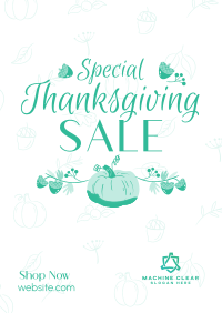 Special Thanksgiving Sale Flyer Image Preview