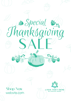 Special Thanksgiving Sale Flyer Image Preview