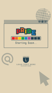 Pride Party Loading Instagram Story Design