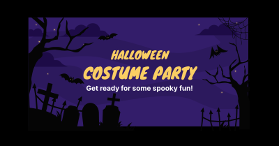 Halloween Party Facebook ad Image Preview