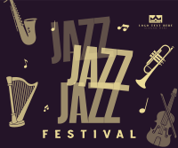 Jazz Festival Facebook Post Design