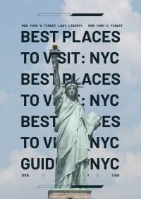 Best Places to Visit in New York City Poster Image Preview