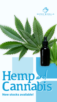 Hemp and Cannabis Facebook Story Design