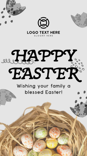 Easter Sunday Greeting Facebook story Image Preview