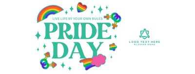 Pride Day Stickers Facebook cover Image Preview