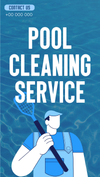 Let Me Clean that Pool YouTube Short Design