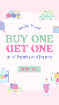 Dessert Day Specials Facebook Story Design